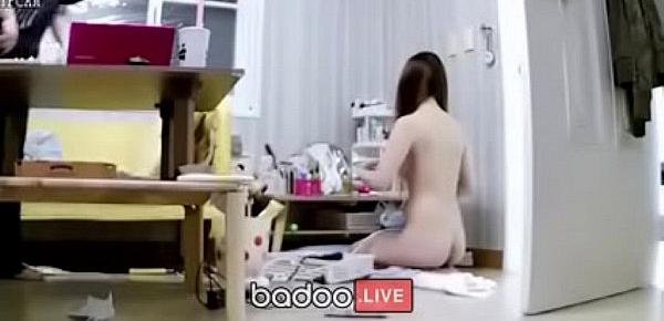  Asian girl after shower spied by Hidden Cam